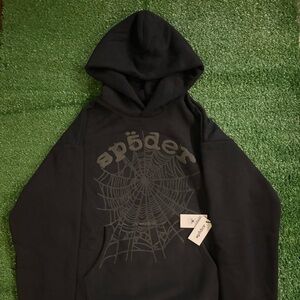 Sp5der Hoodie - All Black